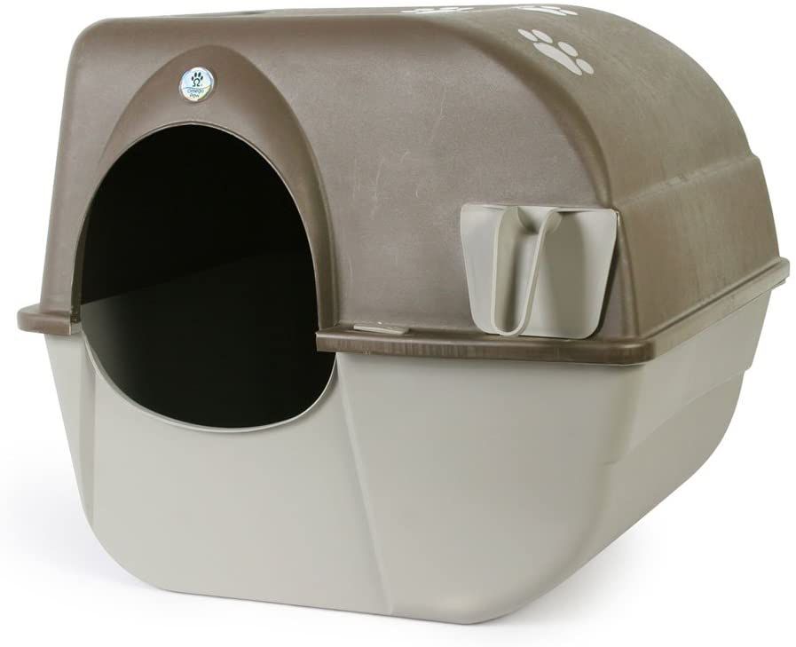 Omega Paw Roll n' Clean Self-Cleaning Cat KITTY LITTER BOX