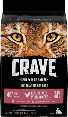 CRAVE Grain Free High Protein Indoor Adult Cat Food