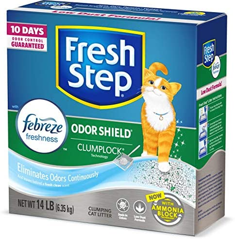 Fresh Step Odor Shield Scented Clumping Clay Cat Litter