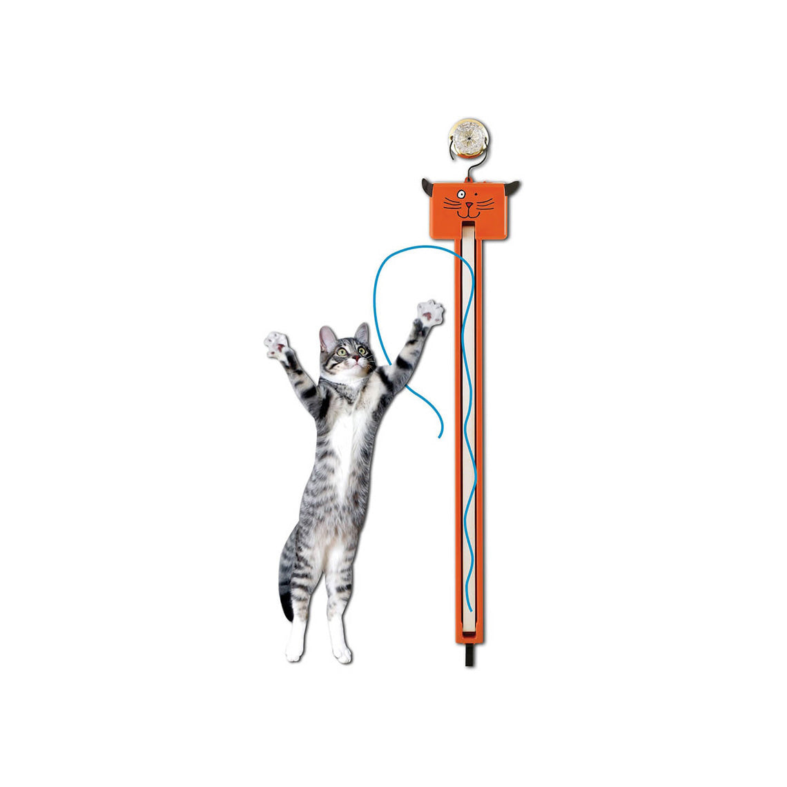 Moody Pet Fling-Ama-String Cat Gadget
