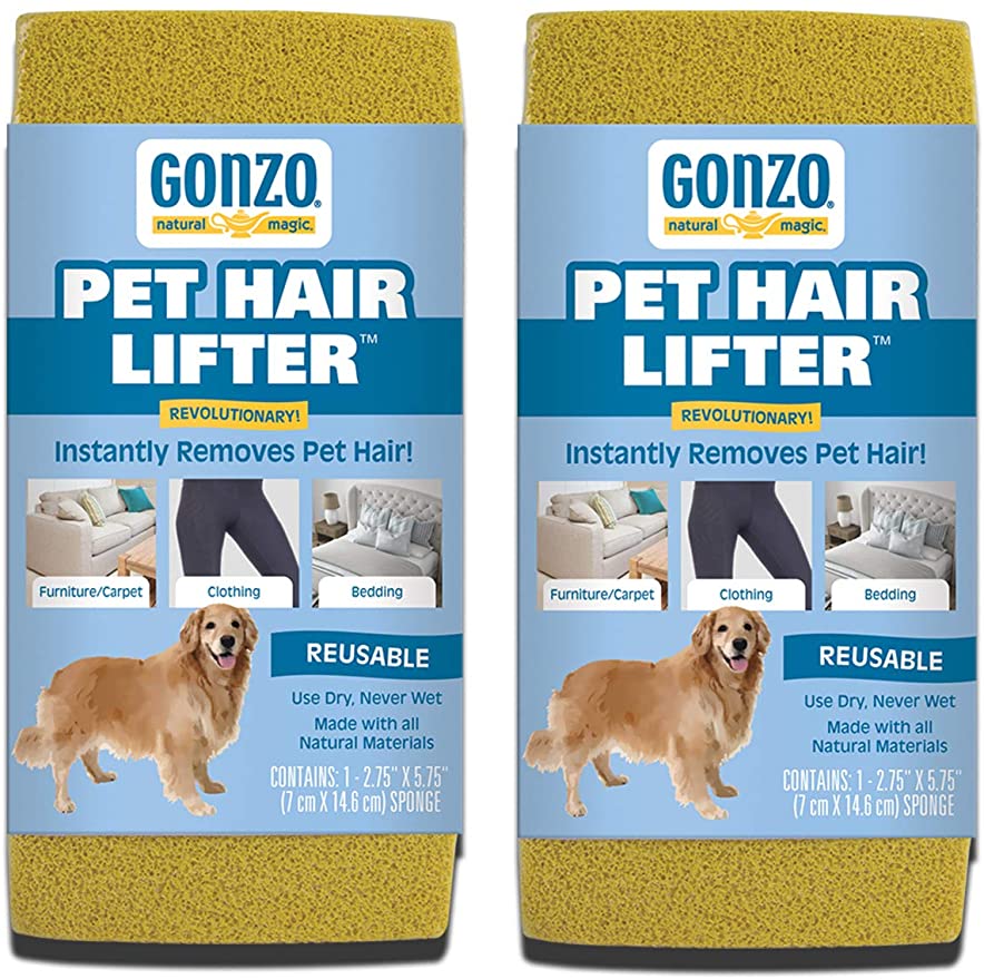 Best for Quick Clean Ups: Gonzo Natural Magic Pet Hair Lifter