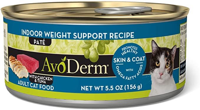 AvoDerm Natural Indoor Weight Support Recipe Adult Canned Cat Food