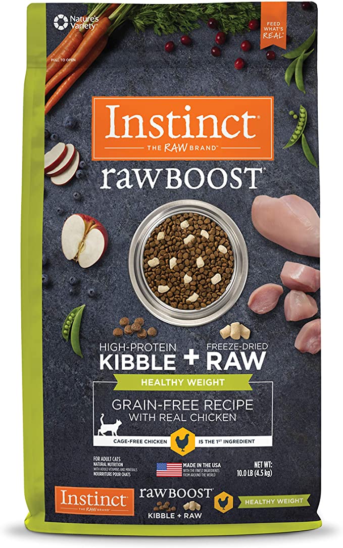 Instinct Raw Boost Grain-Free Recipe with Real Chicken for Healthy Weight