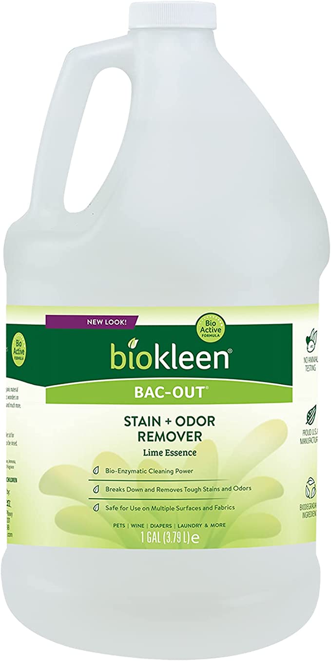 Biokleen Bac-Out Natural Enzyme Stain and Odor Remover 128 OZ