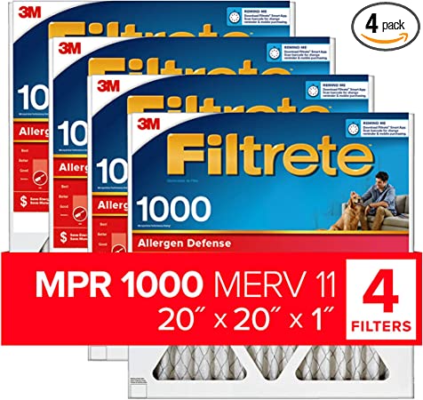 Filtrete MPR 1000 20 x 20 x1 Micro Allergen Defense HVAC Air Filter