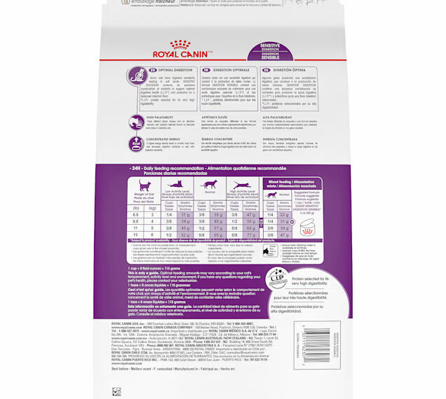 Benefits of Royal Canin Feline Care Nutrition Sensitive Digestion Dry products
