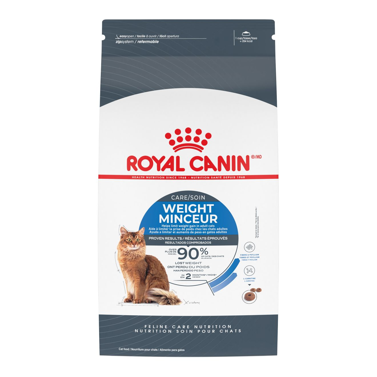 Support Weight Loss in Cats with Royal Canin Feline Health Weight Control Dry Food Formulated by Nutrition Experts